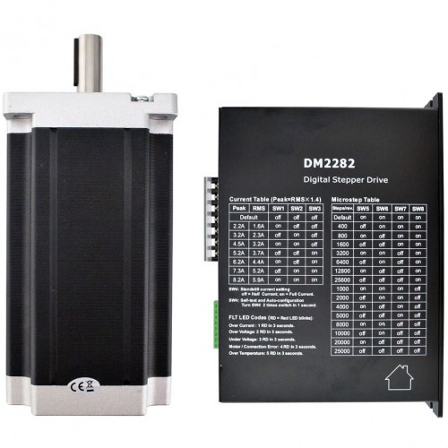 1 軸ステッピングCNCキット 30.0Nm(4248oz.in) Nema 42 ステッピングモーターキット& ドライバー