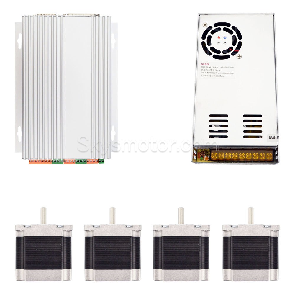 高品質な4-TB6560-23HS22-4軸TB6560 CNCキット1.26Nm(178.5oz.in) Nema