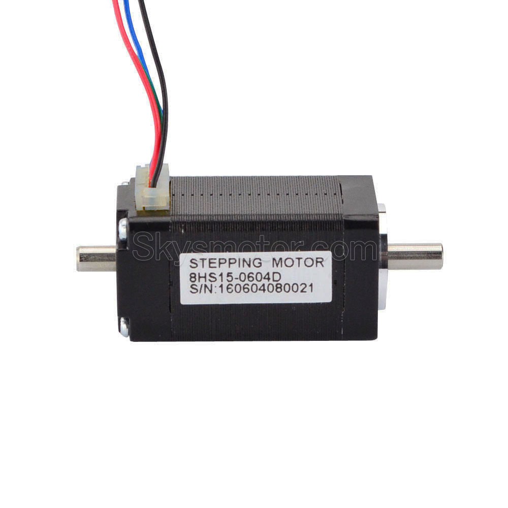 高品質な8HS15-0604D-デュアルシャフト Nema 8 バイポーラ
