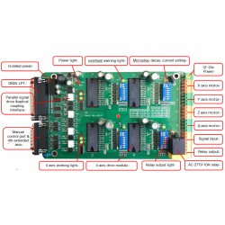 Nema 17, 23 ステッピングモータ用4 Axis TB6560 CNCステッピングモータドライバーボード