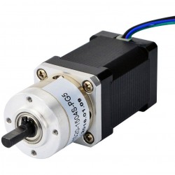 Nema 14 ステッピングモーターバイポーラ L=51mmとギヤ比5:1遊星ギアボックス Nema 14 ステッピングモーターバイポーラ L=51mmとギヤ比5:1遊星ギアボックス