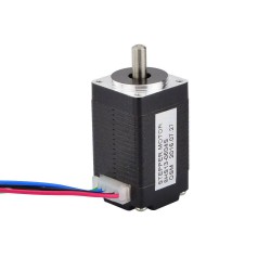 Nema 8 バイポーラ 2相ステッピングモーター 2Ncm (2.83oz.in) 0.6A 3.9V 20x20x33mm 4 ワイヤー