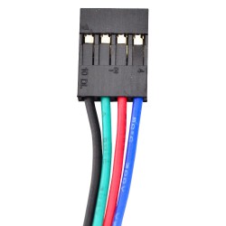 Nema 17 バイポーラステッピングモーター 45Ncm (64oz.in) 2A 42x40mm 4 ワイヤー w/ 1m Cable & Connector