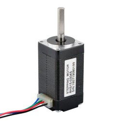 Nema 8 バイポーラ 2相ステッピングモーター 3Ncm (4.25oz.in) 0.3A 12V 20x20x38mm 4 ワイヤー