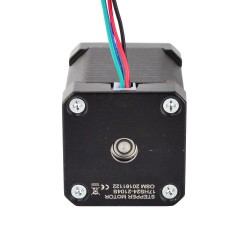 Nema 17 バイポーラステッピングモータ 1.8°65Ncm (92oz.in) 2.1A 3.36V 42x42x60mm 4 ワイヤー