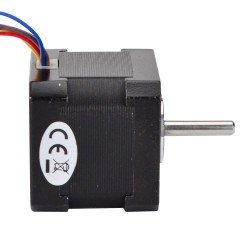 Nema 17 ユニポーラステッピングモータ 0.9°26Ncm (36.8oz.in) 0.4A 12V 42x42x39mm 6 ワイヤー