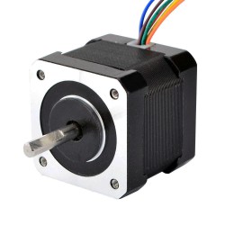 Nema 17 ユニポーラステッピングモータ 0.9°26Ncm (36.8oz.in) 0.4A 12V 42x42x39mm 6 ワイヤー