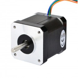 Nema 17 ユニポーラステッピングモータ 0.9°32Ncm (45.3oz.in) 0.4A 12V 42x42x48mm 6 ワイヤー