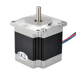 Nema 23 バイポーラステッピングモータ 1.8°1.16Nm (164.3oz.in) 1.5A 5.4V 57x57x56mm 4 ワイヤー