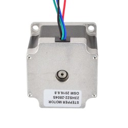 Nema 23 バイポーラステッピングモータ 1.8°1.26Nm (178.4oz.in) 2.8A 2.5V 57x57x56mm 4 ワイヤー