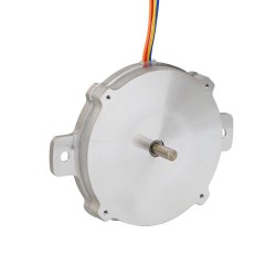 ラウンドパンケーキ Nema 24バイポー 1.8度 6Ncm (8.498oz.in) 1A Φ60x9.6mm 4ワイヤー