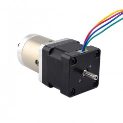 Nema 14 双轴ギアボックスステッピングモーター L=34mm ギヤ比19:1 遊星ギアボックス