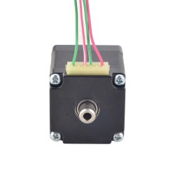 Nema 11 中空シャフト ステッピングモーター バイポーラ 双轴 6Ncm (8.5oz.in) 1.0A 28x28x32mm