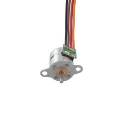 Φ10.25x11mm PM型ステッピングモーター 18度 1.96mN.m (0.278oz.in) 0.2A 4ワイヤー