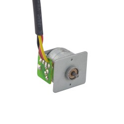 Φ15x12mm PM型ステッピングモーター 18度 2.45mN.m (0.347oz.in) 0.04A 4ワイヤー