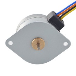 Φ35x22mm PM型ステッピングモーター 7.5度 53.9mN.m (7.634oz.in) 0.2A 4ワイヤー