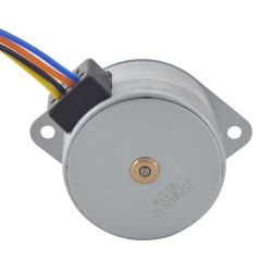 Φ35x22mm PM型ステッピングモーター 7.5度 53.9mN.m (7.634oz.in) 0.2A 4ワイヤー