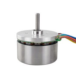 Ф43.2x27mm アウターロータ型ブラシレスDCモータ 24V 4850RPM 0.13Nm 70W 3.6A 