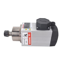 CNCスクエアスピンドルモータ空冷 220V 1.5KW 6.8A 18000RPM 300Hz ER20コレット