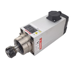 CNCスクエアスピンドルモータ空冷 380V 6.0KW 18000RPM 300Hz ER32コレット