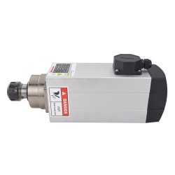 CNCスクエアスピンドルモータ空冷 380V 6.0KW 18000RPM 300Hz ER32コレット