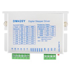 Nema 14, 17, 23 ステッピングモータYシリーズ用デジタルステッピングドライバ0.3-2.2A DC18V~36V