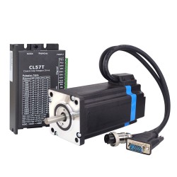 1軸クローズドループステッピングモータCNCキット4.25 Nm(601.97 oz.in) Nema24モータ&ドライバー