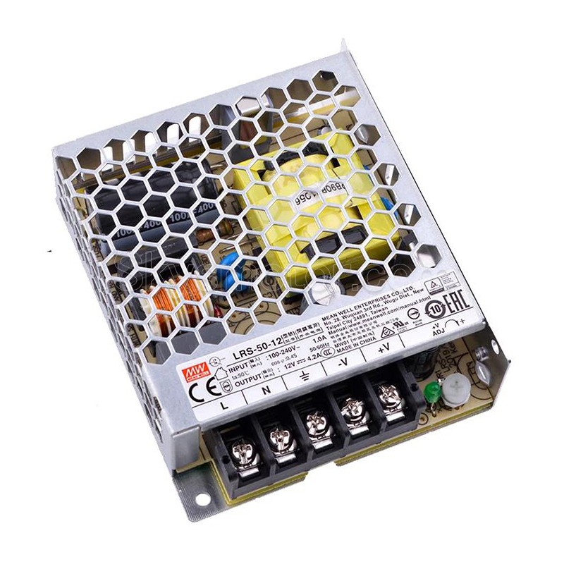 高品質なLRS-50-12-MeanWell® LRS-50-12 50W 12VDC 4.2A 115