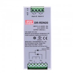 MeanWell® DR-RDN20 24VDC 20A 冗長モジュールDINレール電源