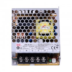 MeanWell® LRS-35-24 35W 24VDC 1.5A 115/230VAC 密閉型スイッチング電源