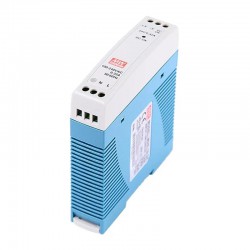 MeanWell® MDR-10-24 10W 24VDC 0.42A 115/230VAC DINレール電源
