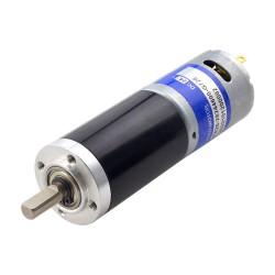 24V ブラシ付きギアDCモーター PA28-28245800-G720 22Kg.cm/6.4RPM、720:1 遊星ギアボックス付き