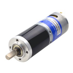 24V ブラシ付きDCギヤードモーター PA28-28245800-G100 3.6Kg.cm/46RPM、99.5:1 遊星ギアボックス付き