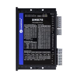 Leadshine デジタルステッピングドライバ DM870 20-80VDC 0.5-7.0A (Nema 23、24、34 ステップモーターに適合)