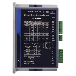 Modbus RS485 クローズドループステッピングドライバー CL86RS 30-110VDC/18-80VAC 2.1-8.0A