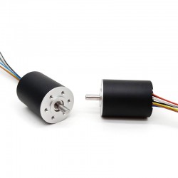 2個 Φ32mm 12V/24V DC コアレス ブラシレス モータ TBC3242 4.6kg.cm/1.9kg.cm 45.5W/ 25.1W 軸径 5mm