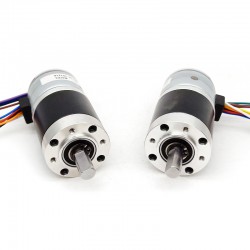 20個 Φ35 BLDC遊星ギヤードモータ GMP36-35BY 7.5deg 12VDC 8kg.cm 軸径 8mm 遊星ギアボックス付き
