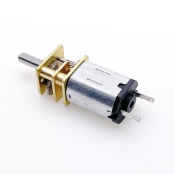 20個 2.4V/5V ミニブラシDCギヤードモータ 永久磁石モータ GM12-N20VA ギア比 10~1000 平行軸ギヤボックス付き