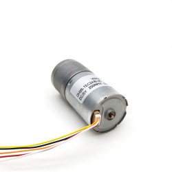 20個 Φ25mm 12V/24V ブラシDCギヤードモータ GM25-TEC2430 ギア比 4~499 平行軸ギヤボックス付き 0.2-5kg.cm