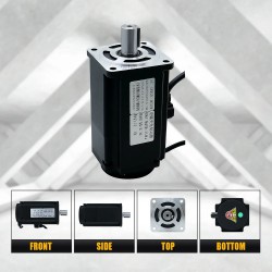 400W/600W/750W/1000W ACサーボモーター＆ドライバーキット 110V / 220V 1.27Nm-3.8Nm CNCおよびPLCシステム向け