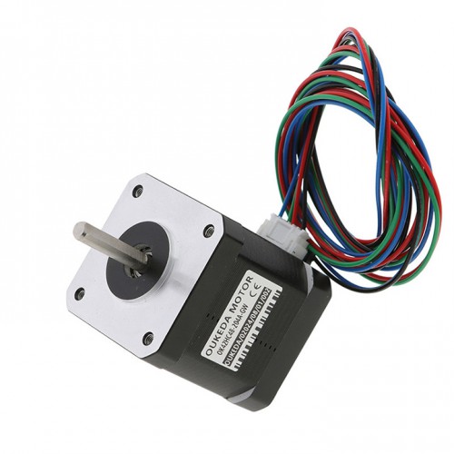Oukeda Nema 17 高温ステッピングモーター OSP001461 1.8度 60Ncm 絶縁クラスB 180℃