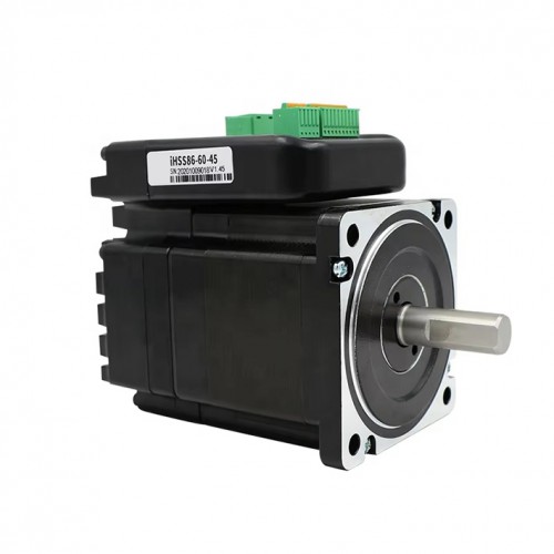 JMC NEMA 34 一体型クローズドループステッピングモーター IHSS86-60-45 1.8度 4.5Nm 6A 60V 2相