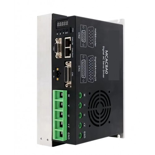 24-110V デジタル DC サーボドライバ、サーボコントローラ MCAC8A0 3 相 100A 1000W 110/130mm サーボモータ用