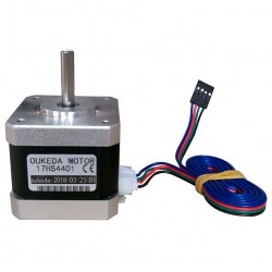 Oukeda NEMA 17 ステッピングモーター 17HS4401 1.8度 45Ncm 2相 3Dプリンター用ロボット