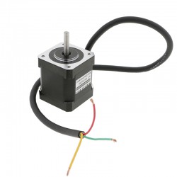 Oukeda NEMA 17 ステッピングモーター OK423P47-154A 1.2度 32Ncm 3相 1.5A 5.4VDC Dカット