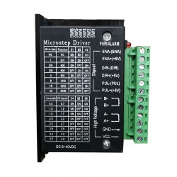 TB6600 ステッピングモータドライバ、ステッピングモータコントローラー 9-40VDC 4A 2相 NEMA 17、23、24用