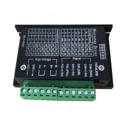 TB6600 ステッピングモータドライバ、ステッピングモータコントローラー 9-40VDC 4A 2相 NEMA 17、23、24用