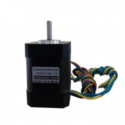 24V ブラシレスDCモーター OK42BLS 6.25Ncm-18.5Ncm 1500RPM/4000RPM 3相 42x42x61mm