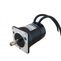 24V ブラシレスDCモーター BLDCモーター OK57BLS75-230 2相 22Ncm 3000RPM 56.6x56.6x75mm