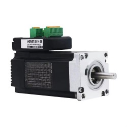 Nema 23 一体型 AC サーボ モーター 36V JMC iHSV57-30-14-36 140W 0.45N.m 5.4A 3相 3000RPM